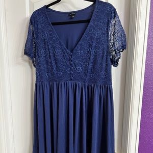 Navy size 1 Lace Torrid Dress